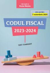 Codul fiscal 2023-2024 (ISBN: 9786068792675)