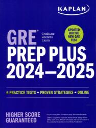 Kaplan GRE Prep Plus 2024-2025 (ISBN: 9781506292380)