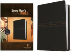 Every Man's Bible NLT (Leatherlike, East-West Grey) - Dean Merrill (ISBN: 9781496466341)