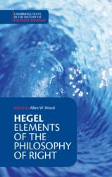 Hegel: Elements of the Philosophy of Right (ISBN: 9780521348881)