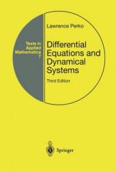 Differential Equations and Dynamical Systems - Lawrence Perko (ISBN: 9781461265269)