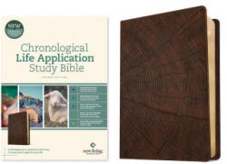 NLT Chronological Life Application Study Bible, Second Edition (Leatherlike, Heritage Oak Brown) - Tyndale (ISBN: 9781496475428)