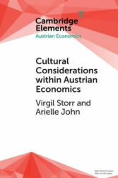 Cultural Considerations within Austrian Economics - STORR VIRGIL (ISBN: 9781108708166)