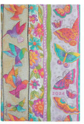 Hummingbirds & Flutterbyes (Playful Creations) Mini 12-month Dayplanner 2024 - Paperblanks (2023)