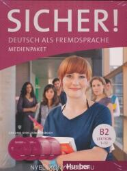Sicher! B2 Medienpaket 2 Audio-CDs und 2 DVDs zum Kursbuch - Dr. Michaela Perlmann-Balme, Susanne Schwalb (2013)