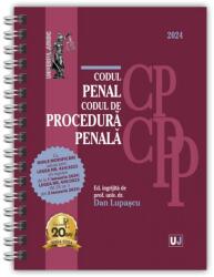 Codul penal și Codul de procedură penală. Ianuarie 2024 - Ediție spiralată (ISBN: 9786063913273)