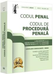 Codul penal și codul de procedură penală: ianuarie 2024 (ISBN: 9786063913242)