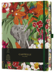 Carnet Eden très grand format ligné éléphant - CASTELLI (ISBN: 8051166578348)