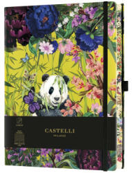 Carnet Eden très grand format ligné panda - CASTELLI (ISBN: 8051166578324)