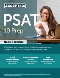 PSAT 10 Prep 2021-2022 with Practice Tests: Study Guide with Practice Questions for the PSAT/NMSQT College Board Exam (ISBN: 9781635309720)