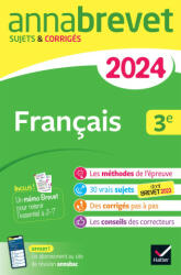 Annales du brevet Annabrevet 2024 Français 3e - Christine Formond, Louise Taquechel (ISBN: 9782278105861)