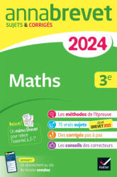 Annales du brevet Annabrevet 2024 Maths 3e - Bernard Demeillers, Emmanuelle Michaud (ISBN: 9782278105847)