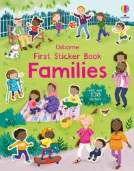 Carte pentru copii, Usborne, First Sticker Book Families, 3+ ani (ISBN: 9781803702759)