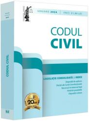 Codul civil. Legislație consolidată și index (ISBN: 9786063913259)