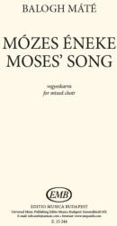 Balogh Máté: Mózes éneke (ISBN: 9790080152447)