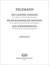 Telemann, Georg Philipp: Hat kánonszonáta (ISBN: 9790080053539)