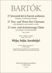 Bartók Béla: Héjja, héjja, karahéjja! (ISBN: 9790080200551)
