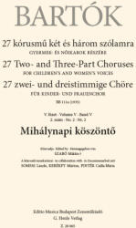 Bartók Béla: Mihálynapi köszöntő (ISBN: 9790080200650)
