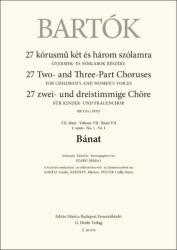 Bartók Béla: Bánat (ISBN: 9790080200704)