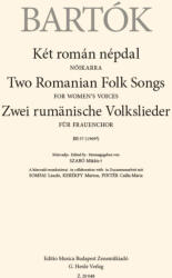 Bartók Béla: Két román népdal (ISBN: 9790080200483)