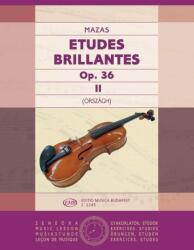 Mazas, Jacques-Féréol: Études brillantes II (ISBN: 9790080022450)