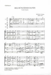 Kodály Zoltán: Hej Büngözsdi Bandi (ISBN: 9790080062043)