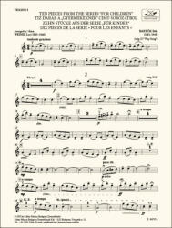 Bartók Béla: Tíz darab a 'Gyermekeknek' c. sorozatból (ISBN: 9790080305836)