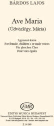 Bárdos Lajos: Ave Maria (ISBN: 9790080143605)