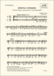 Bárdos Lajos: Spártai gyermek (ISBN: 9790080034323)