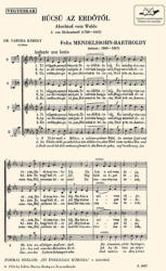 Mendelssohn-Bartholdy, Felix: Búcsú az erdőtől (ISBN: 9790080030073)