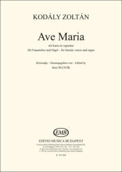 Kodály Zoltán: Ave Maria (ISBN: 9790080141656)