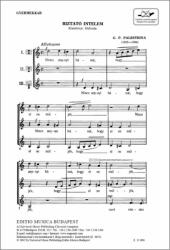 Palestrina, Giovanni Pierluigi da: Bíztató intelem (ISBN: 9790080150962)