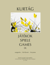 Kurtág György: Játékok IX (ISBN: 9790080147849)