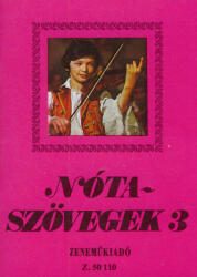 Nótaszövegek 3 (ISBN: 9790080501108)