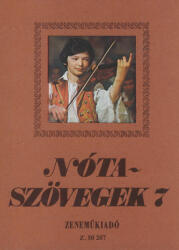 Nótaszövegek 7 (ISBN: 9790080502075)