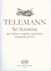 Telemann, Georg Philipp: Sei sonatine (ISBN: 9790080120552)