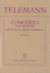 Telemann, Georg Philipp: Concerto in mi maggiore (ISBN: 9790080128480)