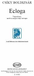 Csíky Boldizsár: Ecloga (ISBN: 9790080146521)