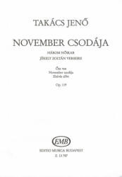 Takács Jenő: November csodája (ISBN: 9790080137871)
