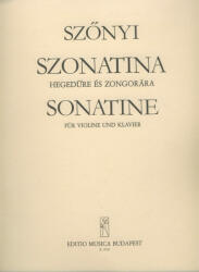Szőnyi Erzsébet: Szonatina (ISBN: 9790080047415)