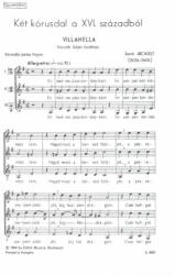 Arcadelt, Jacob - Gabrieli, Andrea: Két kórusdal a XVI. századból (ISBN: 9790080045510)
