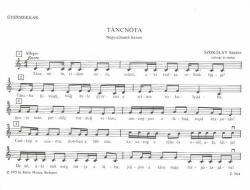 Szokolay Sándor: Táncnóta (ISBN: 9790080076149)