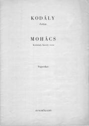 Kodály Zoltán: Mohács (ISBN: 9790080050170)