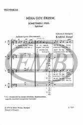 Karai József: Néha úgy érzem (ISBN: 9790080073179)