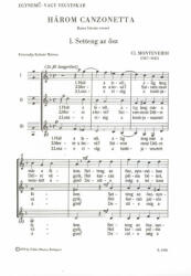 Monteverdi, Claudio: Három canzonetta (ISBN: 9790080061862)