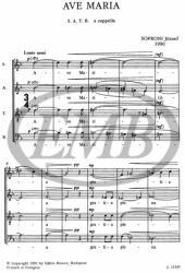 Soproni József: Ave Maria (ISBN: 9790080139394)