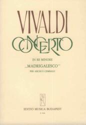 Vivaldi, Antonio: Concerto in re minore " Madrigalesco (ISBN: 9790080065389)