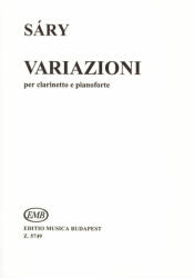 Sáry László: Variazioni (ISBN: 9790080057490)