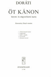 Doráti Antal: Öt kánon (ISBN: 9790080074930)