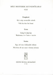 Régi mesterek egyneműkarai 8 (ISBN: 9790080075517)